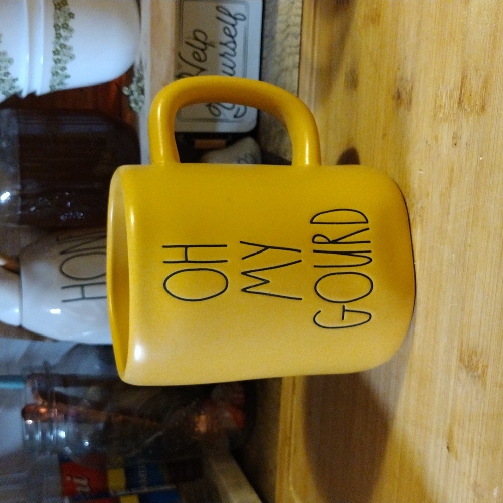 Rae Dunn, Oh My Gourd, Ceramic Coffee Mug